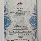 Seth Jarvis 2024-25 UD Ice Purple - pikkukuva 2