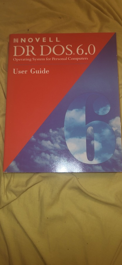 Novell Dr Dos 6.0 Operating System for Personal Computers