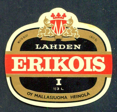 LADEN ERIKOIS l, OY MALLASJUOMA HEINOLA