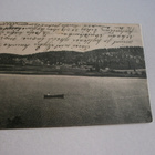 Orivesi, Korppoo, mies yksin veneessä, vanha mv pk, p. 1908 - pikkukuva 1