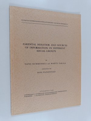 Tapio Nummenmaa : Parental behavior and sources of inform...