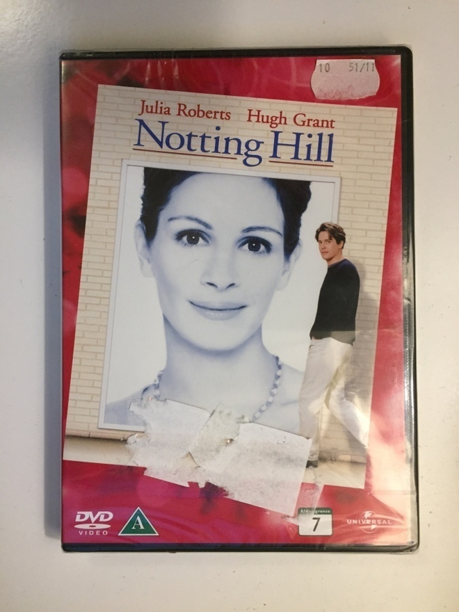 Notting Hill (1999) Julia Roberts, Hugh Grant [DVD] UUSI!