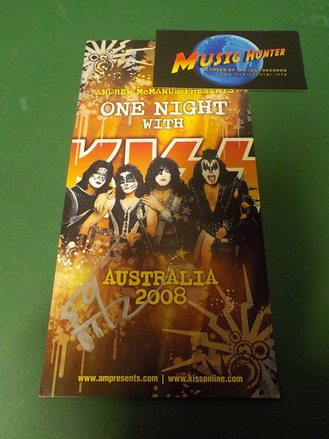 KISS AUSTRALIA 2008 MAINOS FLYER BRENTIN NIMMARILLA
