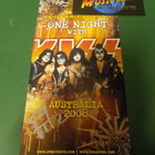 KISS AUSTRALIA 2008 MAINOS FLYER BRENTIN NIMMARILLA - pikkukuva 1