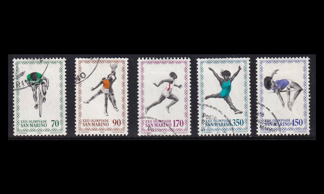 San Marino 1214-8 o Olympialaiset Moskova (1980)