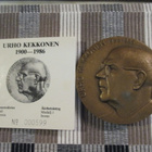 Urho Kekkonen mitali /Raimo Heino 1986. - pikkukuva 2