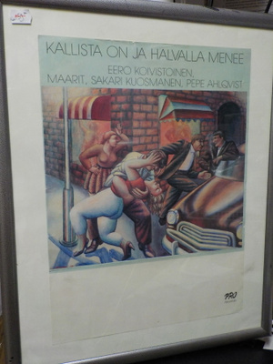 EERO KOIVISTOINEN KALLISTA ON JA HALVALLA MENEE JULISTE (W)