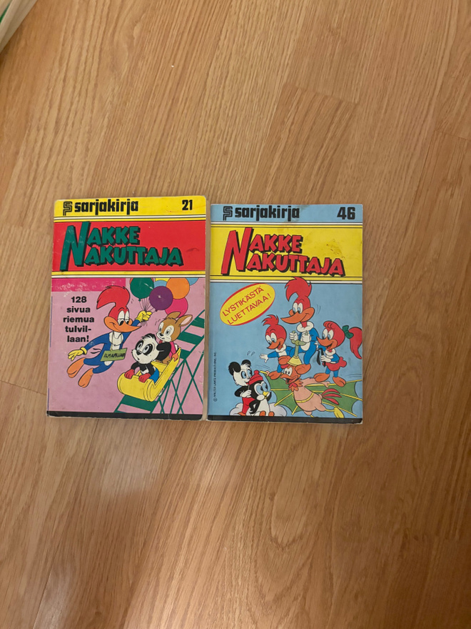 Nakke Nakuttaja sarjakirjat 21 ja 46