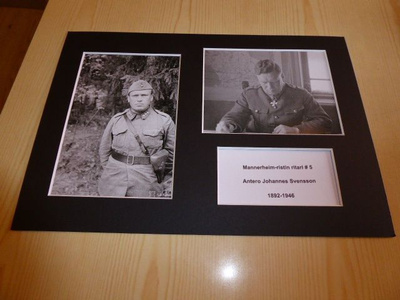 Mannerheim-ristin ritari valokuvat A4 paspis