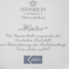 Villeroy & Boch posliini seinä- keräilylautanen talvi Ø 25cm - pikkukuva 4