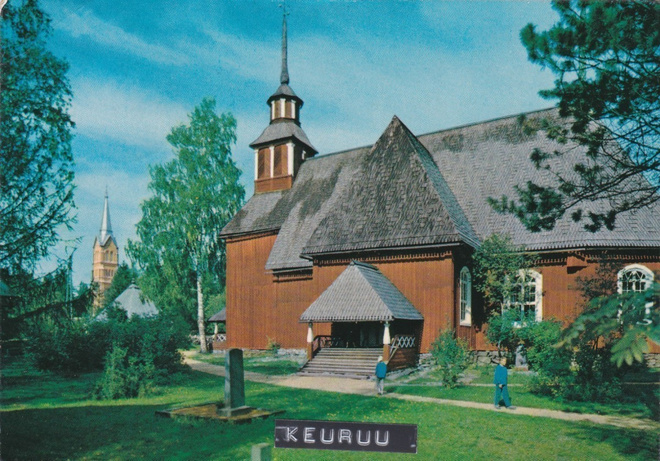 KIRKKOKORTTI - KEURUUN VANHA KIRKKO - 8