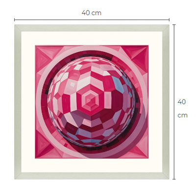 Uusi uniikki abstrakti art print taulu 40 cm x 40 cm
