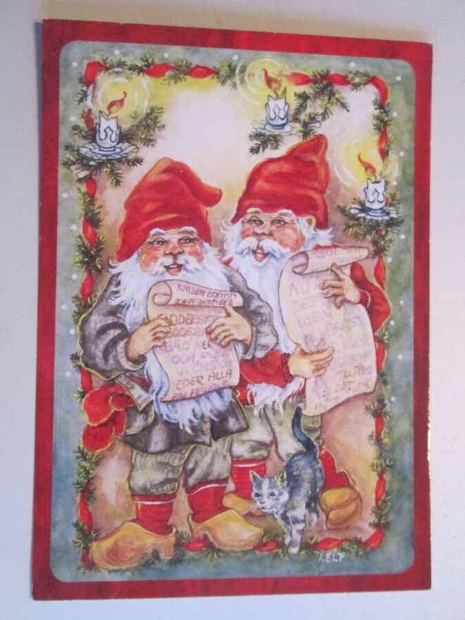 KULKEMATON INGRID ELF JOULUPUKIT JA KIRJEET JOULUKORTTI
