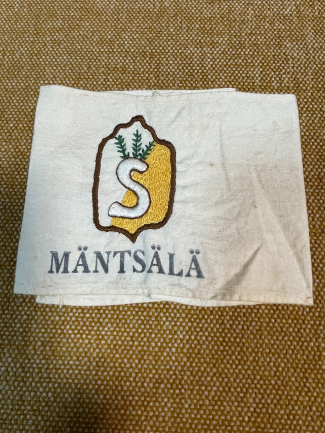 Suojeluskunnan hihanauha MÄNTSÄLÄ