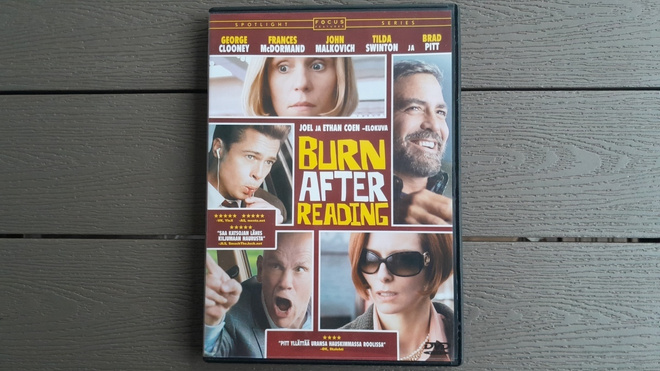 DVD: Burn After Reading (George Clooney, Brad Pitt 2008)