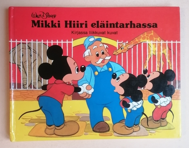 Harvinainen Mikki Hiiri Eläintarhassa Hyvä kunto!