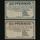 Saksa Notgeld 25, 50 Pfennig, Bückeburg 1917-19 - pikkukuva 2