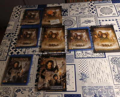Taru Sormusten Herrasta blu-ray bokseja