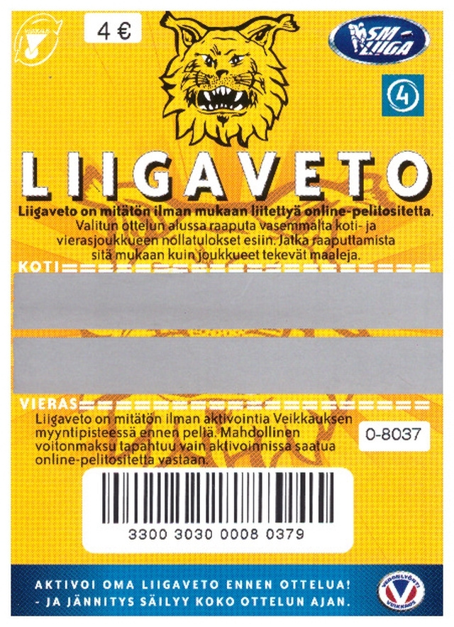 ILVES SM-LIIGA LIIGAVETO Arpa v.2003