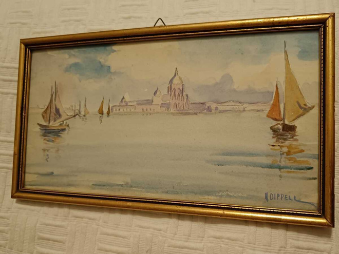 Suomen historiaan liittyvä taulu, sign. H. Dippell