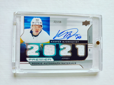 Kasper Björkqvist - 21-22 Premier Rookie Autograph Materials