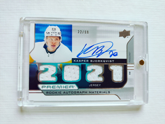 Kasper Björkqvist - 21-22 Premier Rookie Autograph Materials