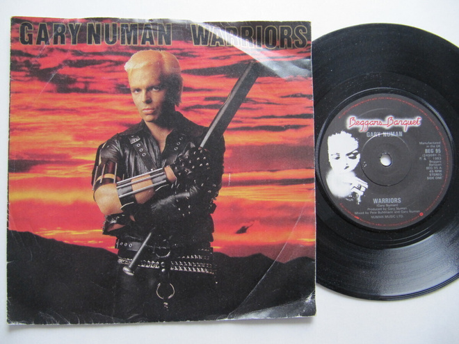 Gary Numan Warriors 7" sinkku