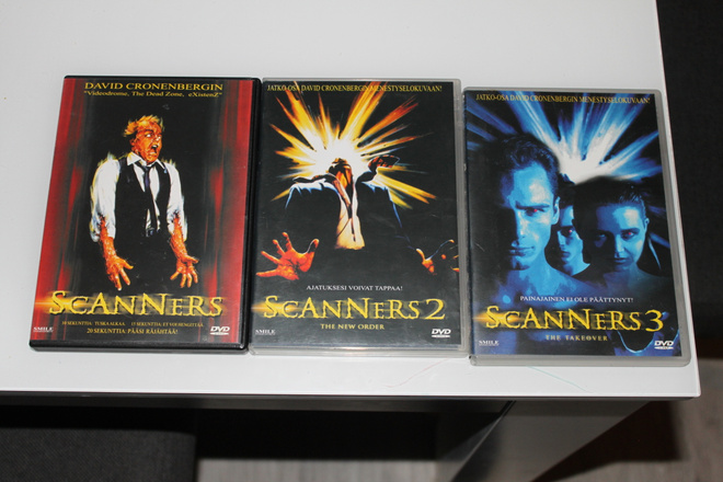 Scanners - trilogia (1981-1991) dvd:t