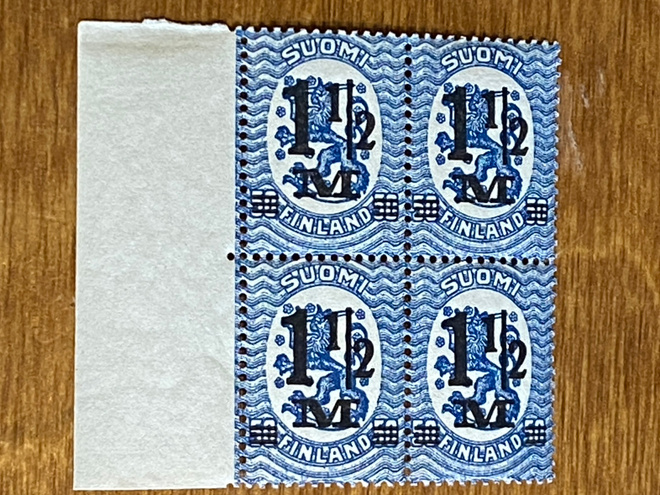 SAARISERN MALLI LISÄPAINAMA  50PEN/1 1/2MK  L97 NELIÖ**