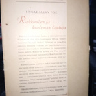 E. A. Poe : Rakkauden ja kuoleman lauluja ( SIS POSTIKULU - pikkukuva 2