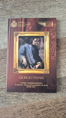 Giorgio Vasari 2 euroa vuodelta 2011