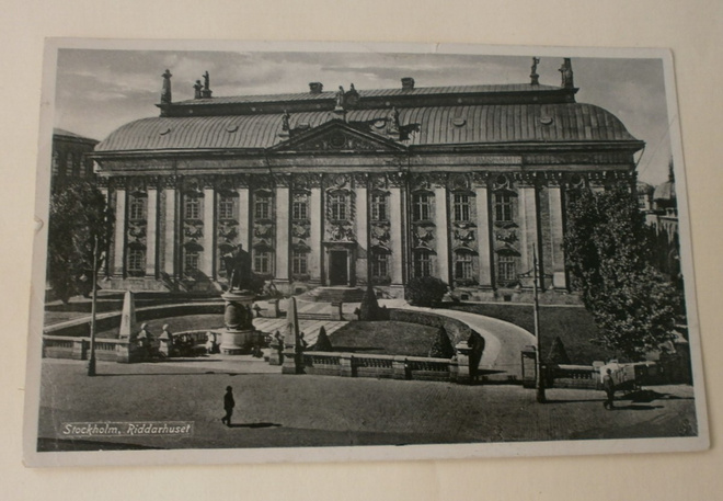 Tukholma, Ritarihuone, mv valokuvapk, p. 1935 Suomeen
