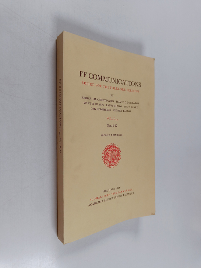 Antti Aarne : FF Communications Vol. I8-12, Nos. 8-12 : V...
