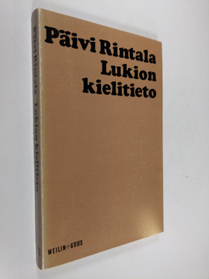 Päivi Rintala : Lukion kielitieto