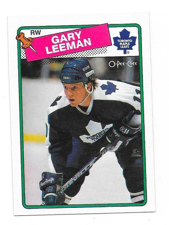 1988-89 OPC #11 Gary Leeman Toronto Maple Leafs