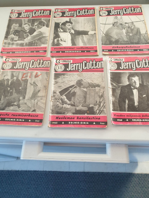 Wanhat Jerry Cottonit v:lta 1962-1968 (6 kpl)