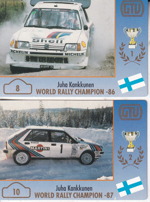 Juha Kankkunen. GTV 8 ja 10. e290