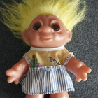 Trolli nro 140 : Dam trolli peikko keltaiset hiukset - pikkukuva 1