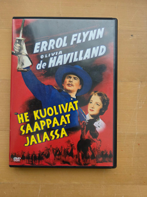 HE KUOLIVAT SAAPPAAT JALASSA . DVD . ERROL FLYNN