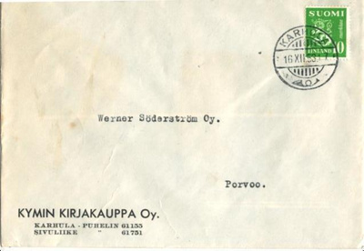 FIRMAKUORI KYMIN KIRJAKAUPPA KARHULA