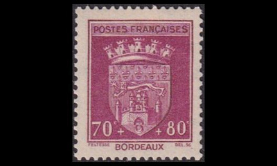 Ranska 541 ** Vaakuna Bordeaux (1941)