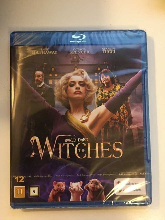 The Witches (Blu-ray) Anne Hathaway (2020) UUSI