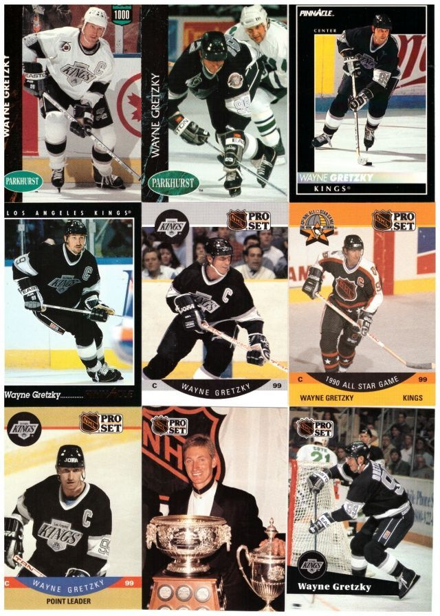 9 x WAYNE GRETZKY Los Angeles Kings