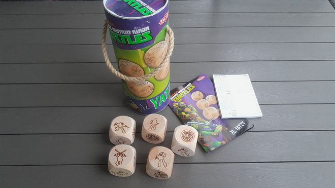 Teenage Mutant Ninja Turtles XL Yatzy Ulkopeli (Tactic 2014)