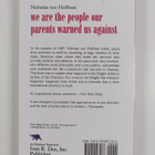 Nicholas Von Hoffman : We are the People Our Parents Warn... - pikkukuva 2