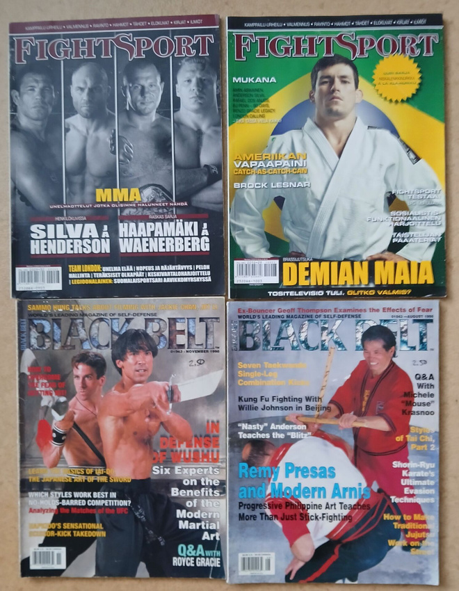 2 x Black belt + 2 x Fight Sport