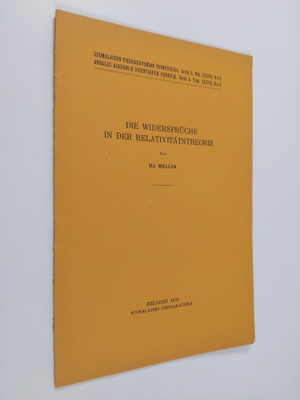Hj Mellin : Die Widerspruche in der Relativitätstheorie