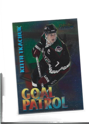 KEITH TKACHUK - GOAL PATROL # SB-18 OPC CHROME 1998