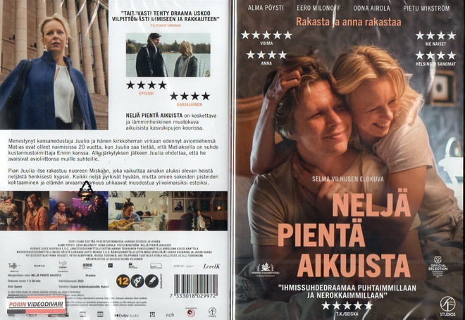 neljä pientä aikuista	(45 418)	UUSI	-FI-	DVD				2023