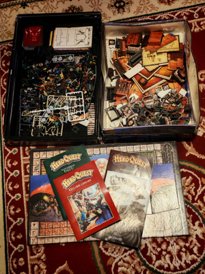 Hero Quest ja Advanced Hero Quest -pelien osia
